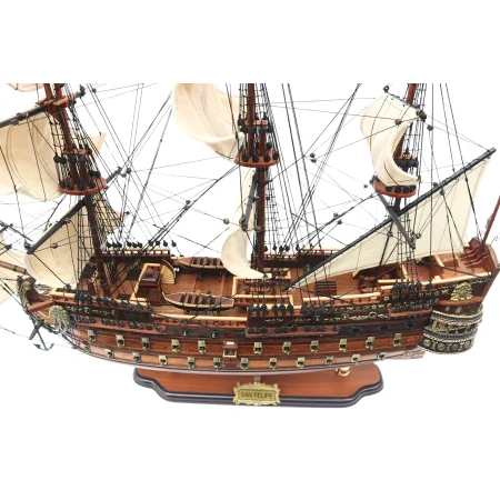 Model żaglowca San Felipe 80 cm – ekskluzywna replika, dekoracja marynistyczna, żeglarski prezent